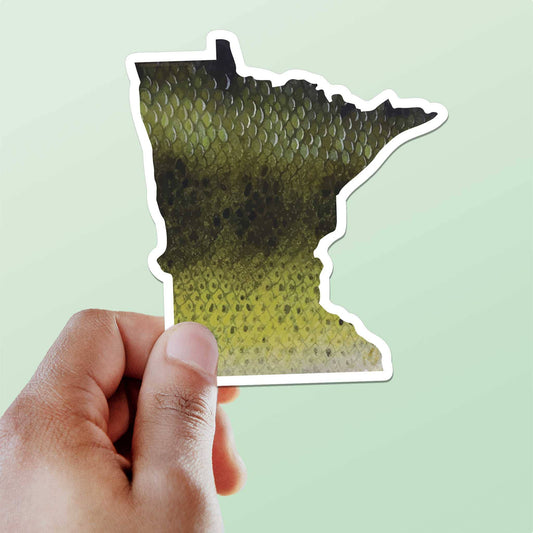 sticker Largemouth Bass Minnesota Fishing - MN Fish Decal