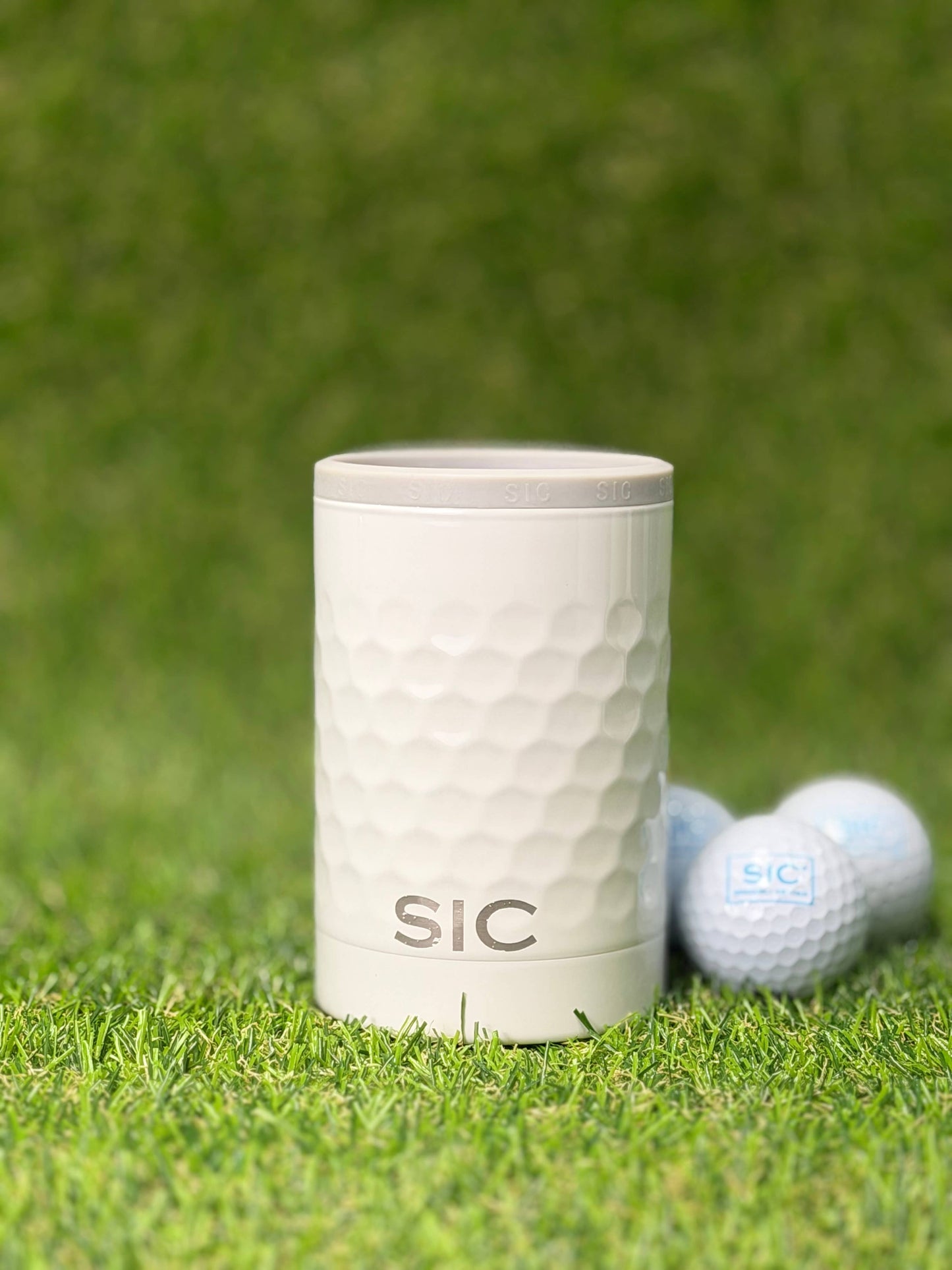 SIC Can Cooler | Dimpled Golf