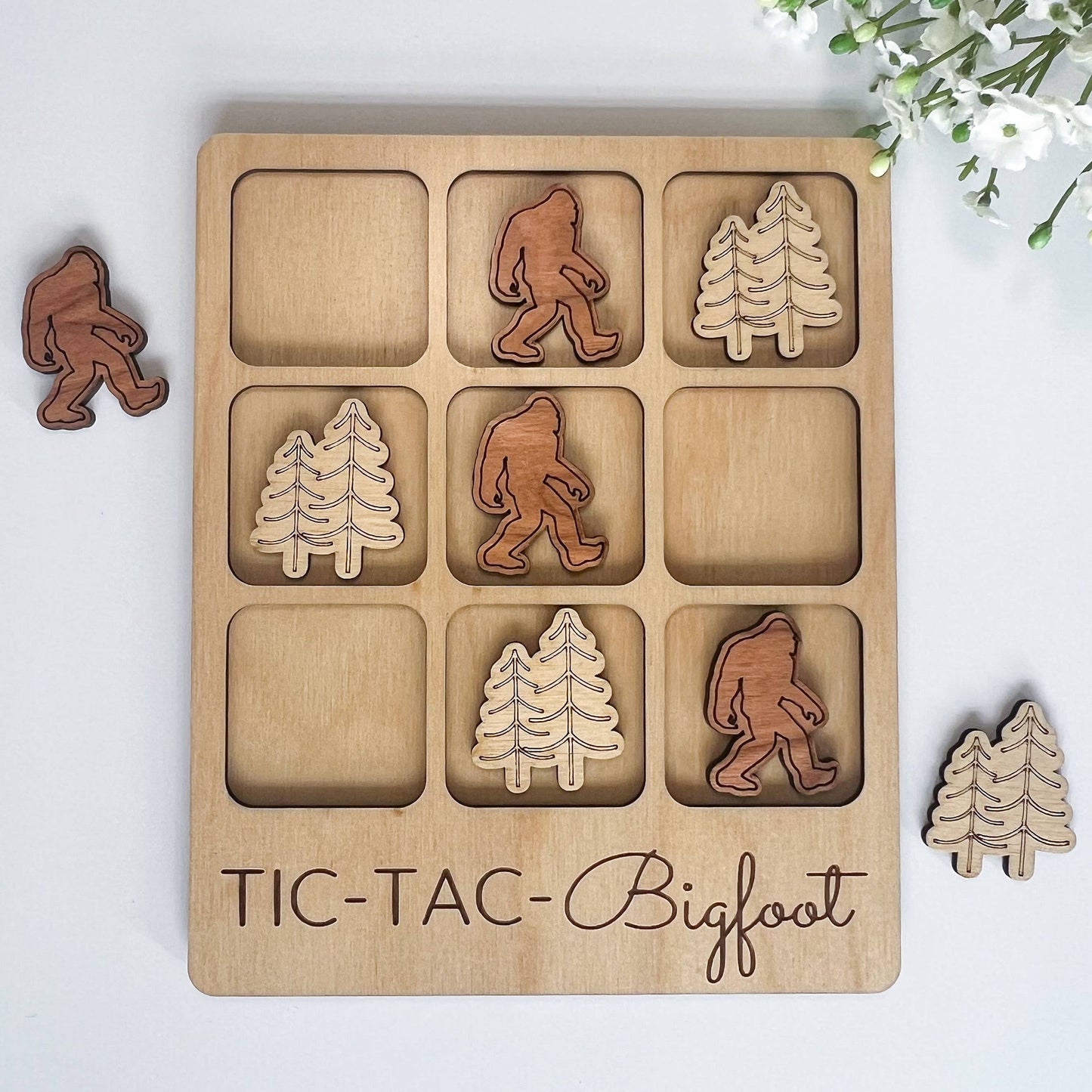 Birch House Living Tic-Tac-Bigfoot