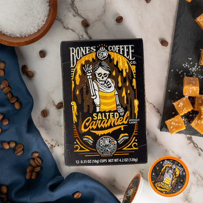 Salted Caramel Coffee Pods | 12 Count | Flavored Coffee