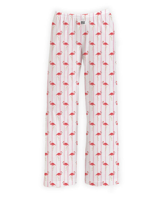 Brief Insanity Flamingo Striped Lounge Pants