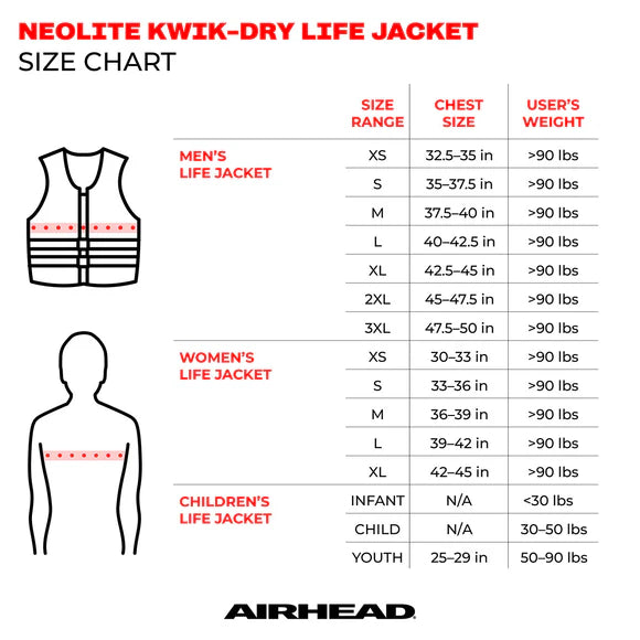 Airhead Infant Quick Dry Life Vest