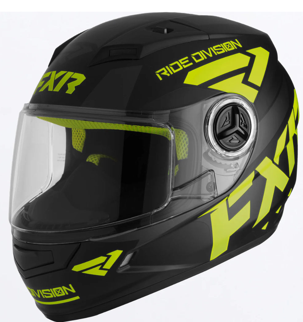 FXR Youth Nitro Core Helmet, Hi Vis