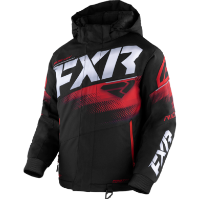 FXR Child Boost Jacket, Black/Red