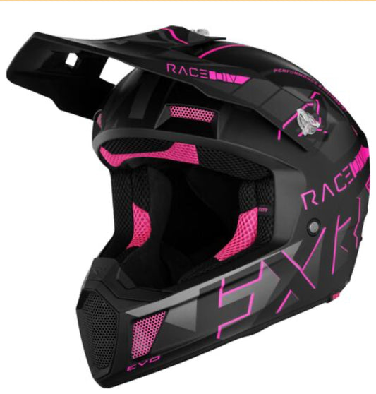 FXR Clutch EVO Helmet, Electric Pink