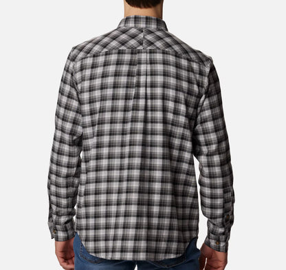 Columbia Men's Flare Gun Stretch Flannel, Cool Grey