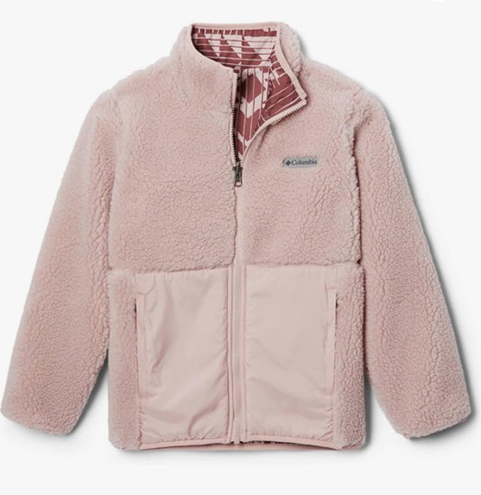 Hakatai Reversible Full Zip - Dusty Pink