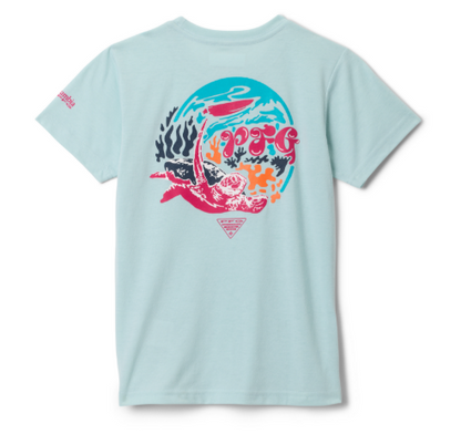 Columbia Girls PFG Palm Waves T Shirt