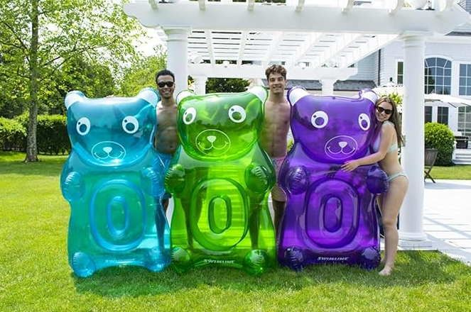 Swimline Gummy Bear Float, Assorted Colors