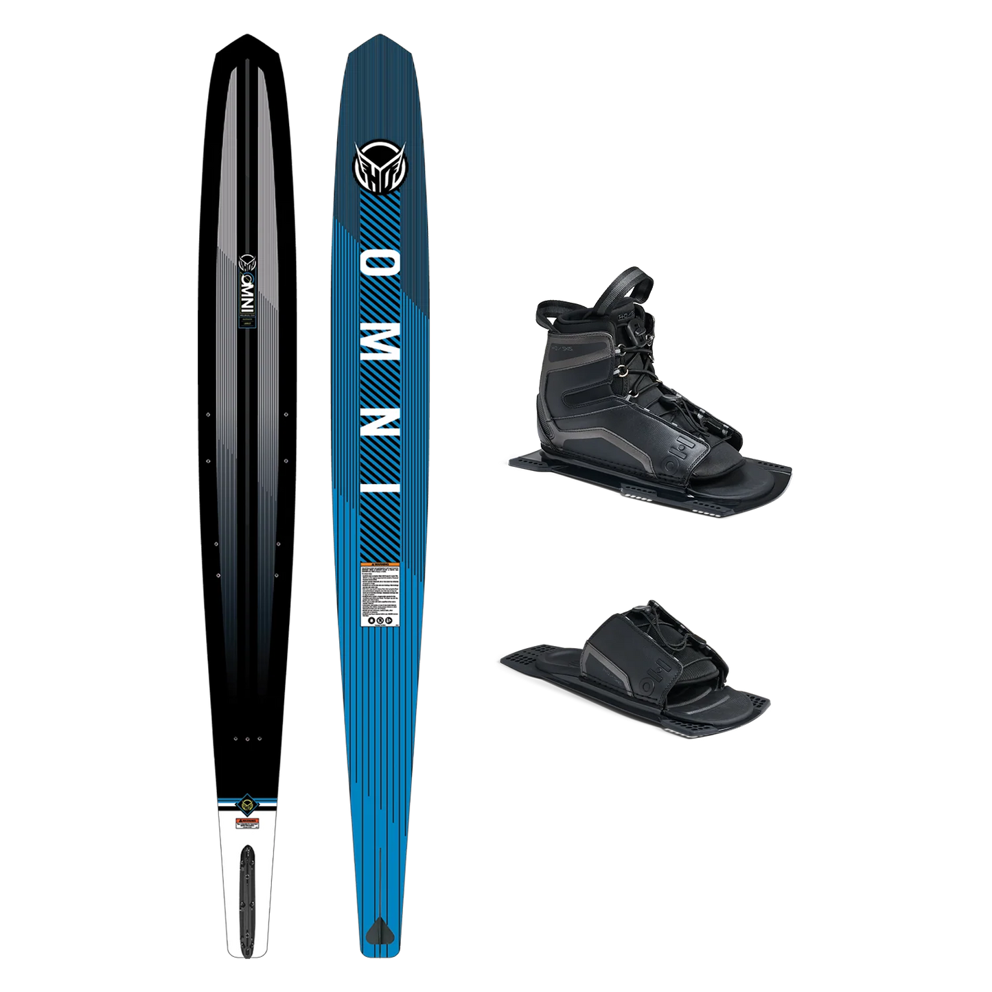 H.O. Sports Omni 69" Slalom Water Ski w/ Stance Black 10-15 ARTP