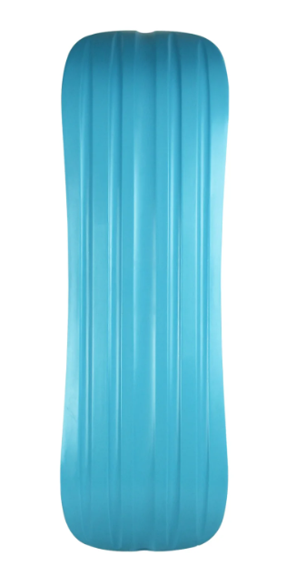 Krown Snowskate 9" x 32" Checker Cyan Blue