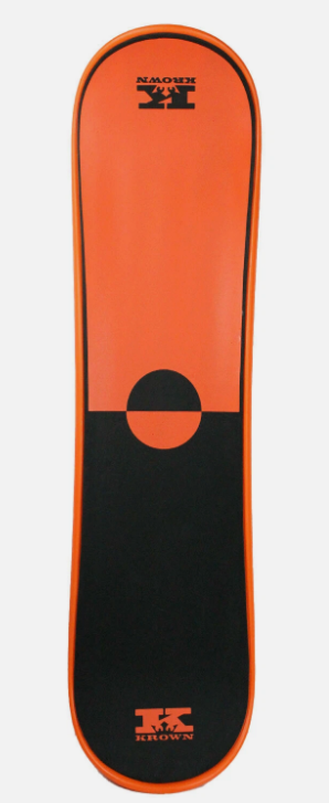 Krown Snowskate 9" x 35" Halftone Orange