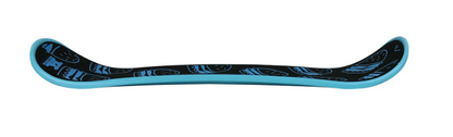 Krown Snowskate 9 x 32" Burgers Cyan Blue