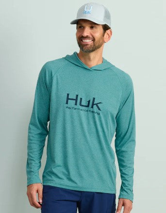 Huk Men's Pursuit Hoodie Heather