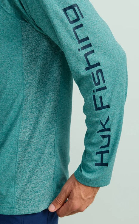 Huk Men's Pursuit Hoodie Heather