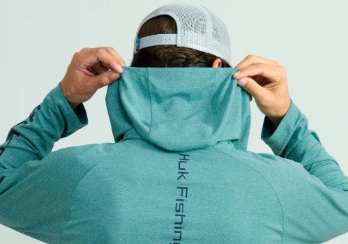 Huk Men's Pursuit Hoodie Heather