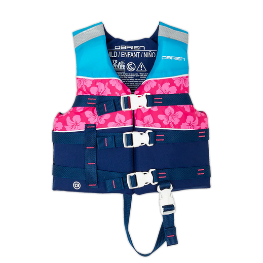 O'Brien Child Nylon Life Vest - Pink