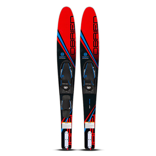 O'Brien Combo Vortex 65.5" Water Skis, Red