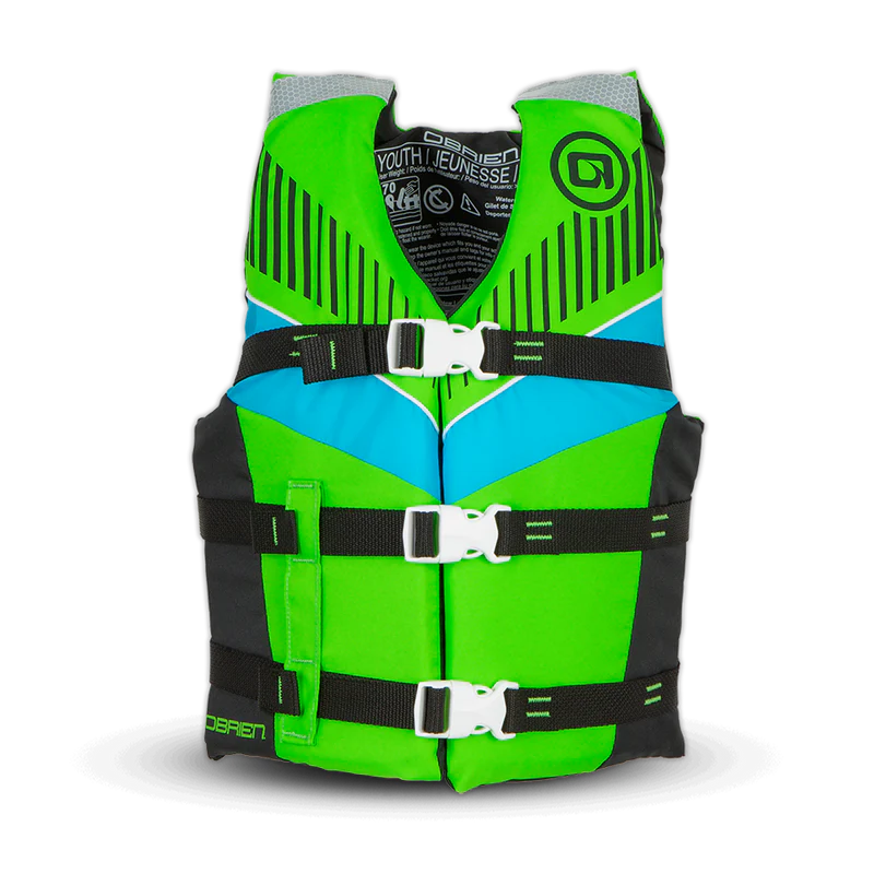 O'Brien Child / Youth Nylon Life Vest - Green