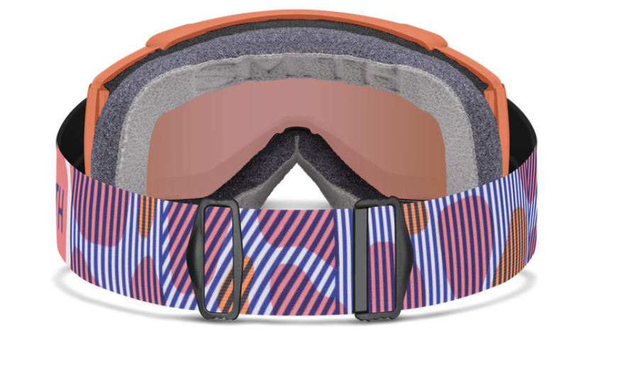 SMITH Squad S Snow Goggles, Coral Riso Print