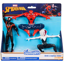 Swimways spider-man dive characters