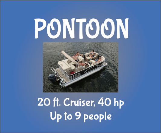 Pontoon Rental - 20 ft. Cruiser