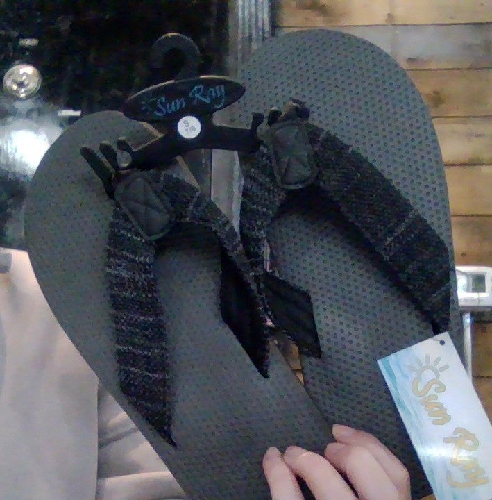Sun Ray Men's Flip Flop - Charcoal/Blk