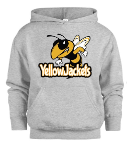 Perham Yellowjackets Youth Grey Hoodie