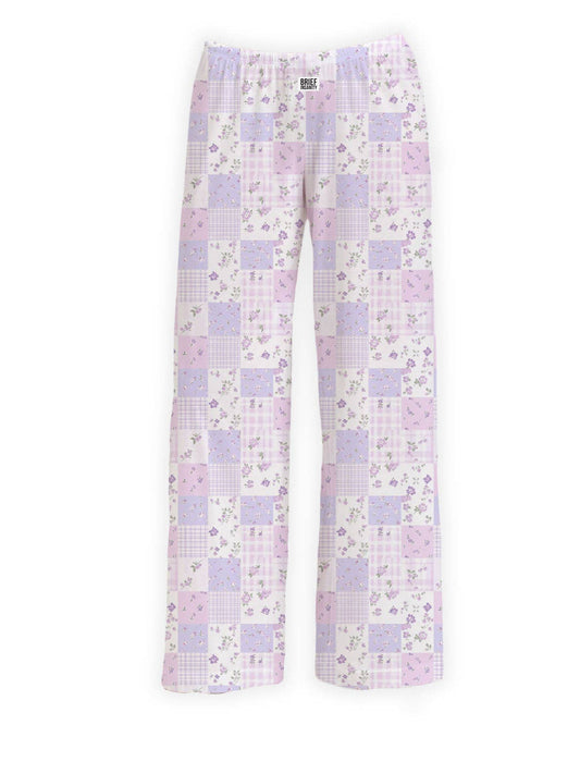 Brief Insanity Purple Floral Lounge Pants