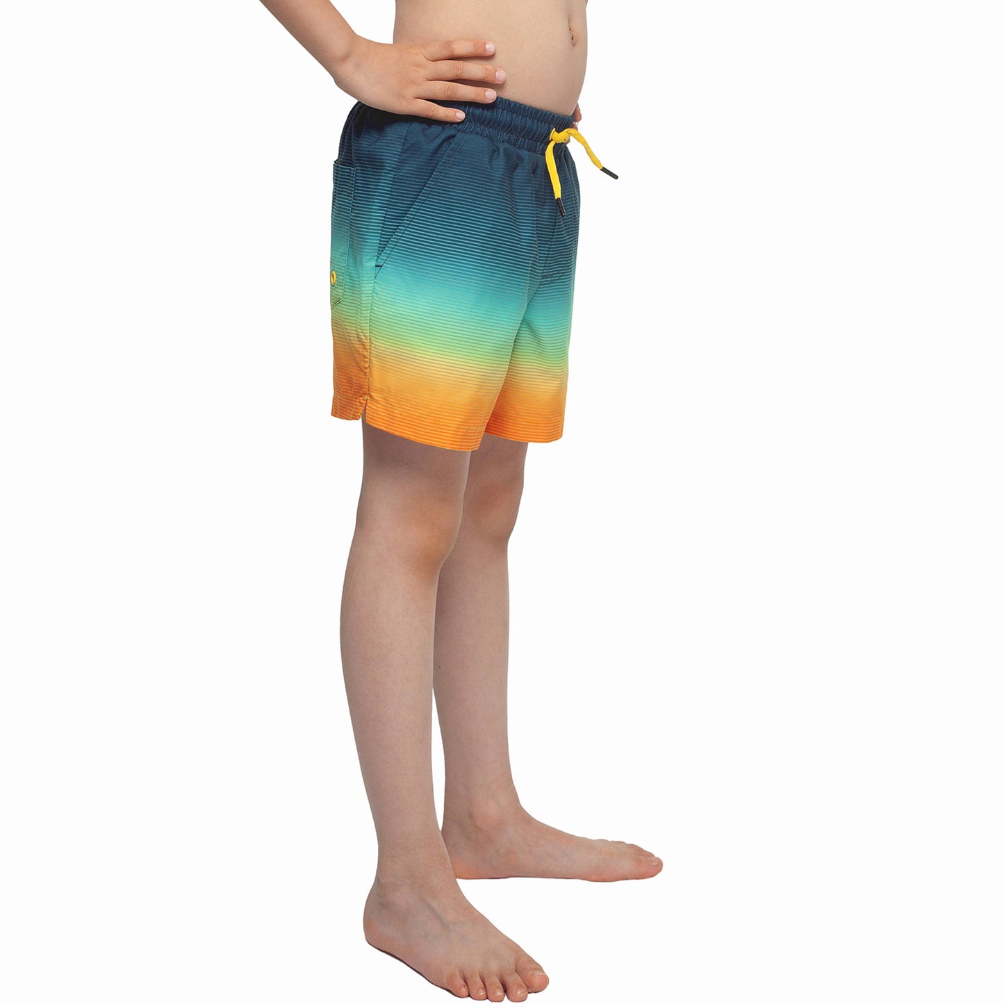 Boy‘s Swim Shorts with Compression Liner Quick Dry Swimwear