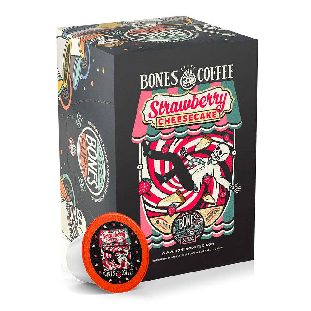Strawberry Cheesecake Coffee Pods | 12 Count | Flavored