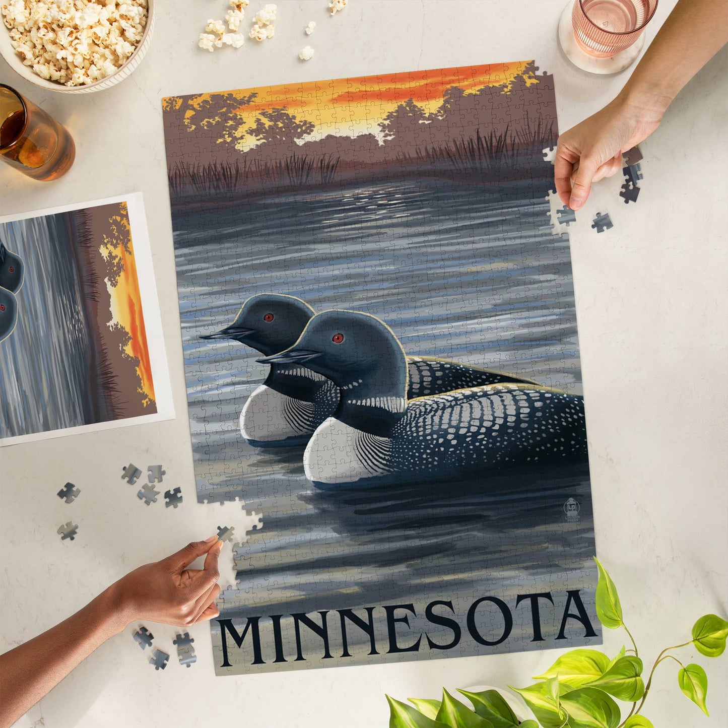 1000 PIECE PUZZLE Minnesota Loons