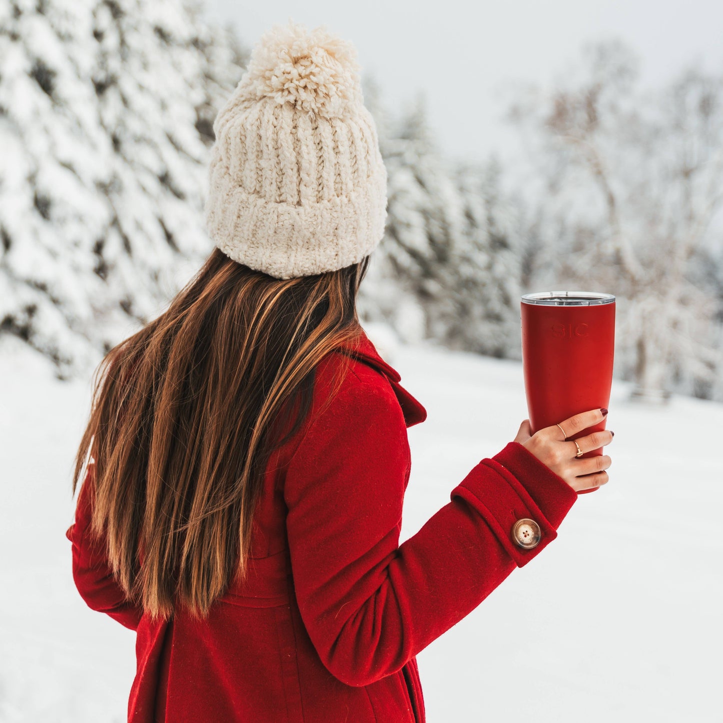 SIC 30 0z Tumbler | Matte Gameday Red