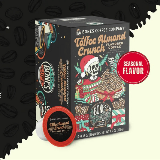 Toffee Almond Crunch Christmas Coffee Pods | 12 | Flavored