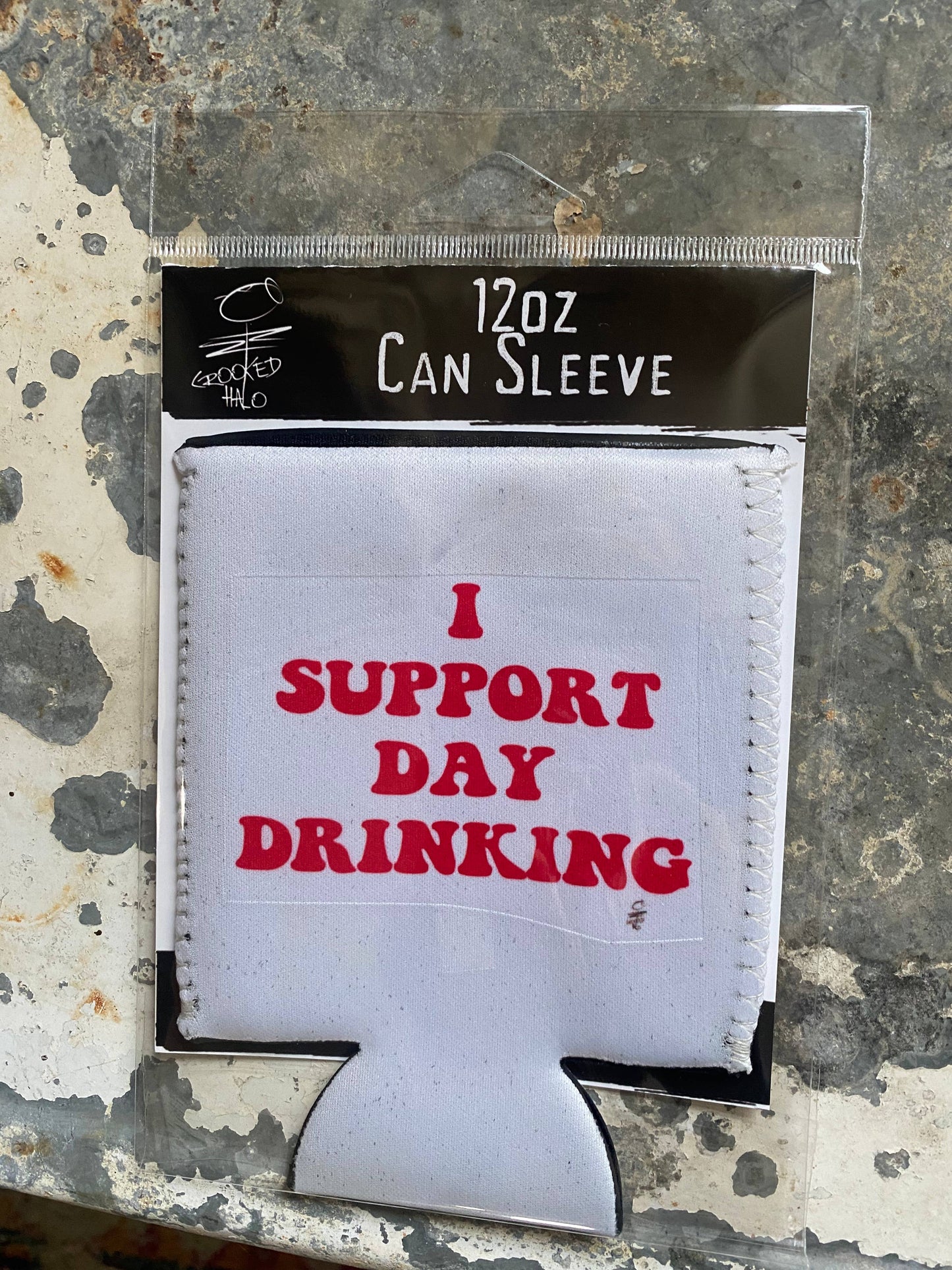 "Support Day Drinking" Neoprene Can Sleeve