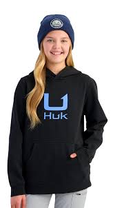 HUK Barb U Cotton Fleece Hoodie youth