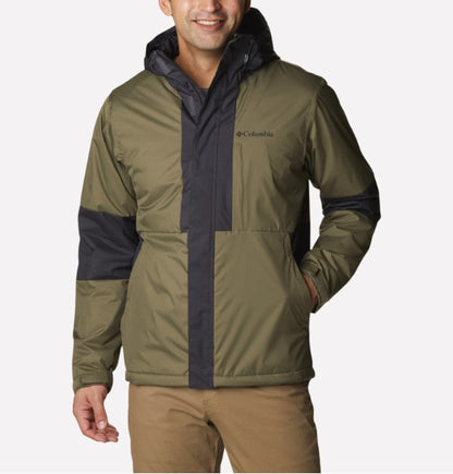 Columbia Men’s Oso Mountain Insulated Jacket, Stone Green/Shark