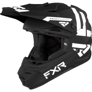 FXR Youth Legion Helmet, Black/White