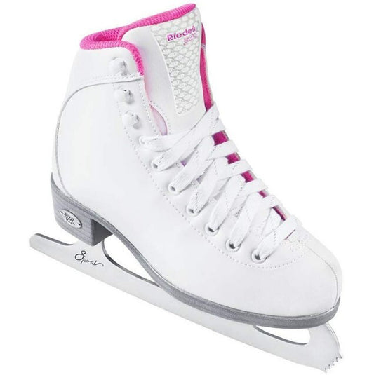 Youth Riedell Spiral White/Pink