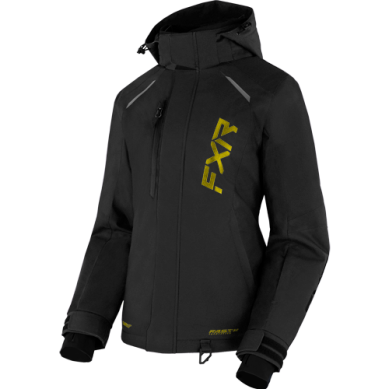 FXR Women's Pulse Jacket, Black/Gold