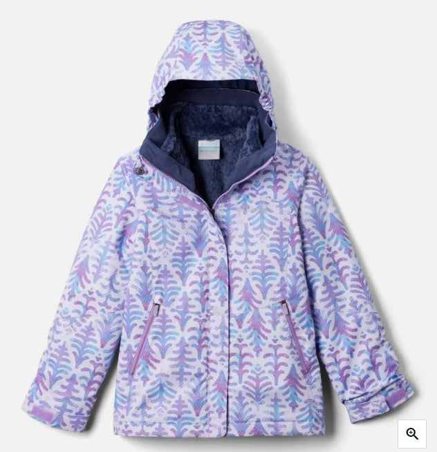 Columbia Girl’s Bugaboo II Fleece Interchange Jacket - Gumdrop Conifers