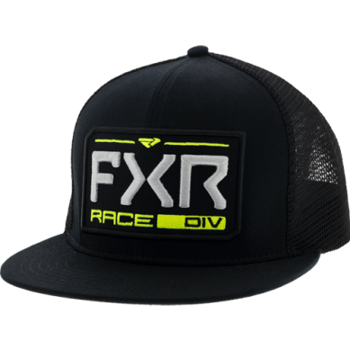 FXR Race Division Hat, Black/Hi Vis