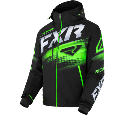 FXR Men's Boost FX  2-in-1 Jacket, Black/Lime