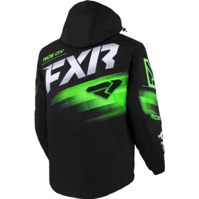 FXR Men's Boost FX  2-in-1 Jacket, Black/Lime