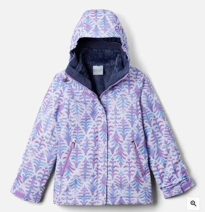 Columbia Girl’s Bugaboo II Fleece Interchange Jacket - Gumdrop Conifers