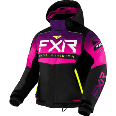 FXR Youth Helium, Black/Fuchsia Fade