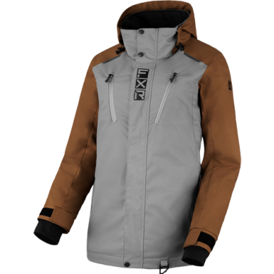 FXR Women's Aerial Jacket, Grey/Copper