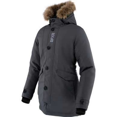 21 Women's Svalbard Parka, Charcoal