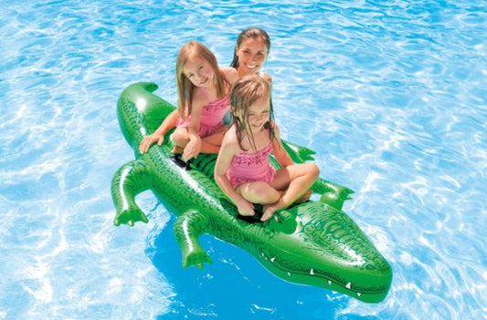 Intex Giant Gator Ride-On Inflatable Pool Float