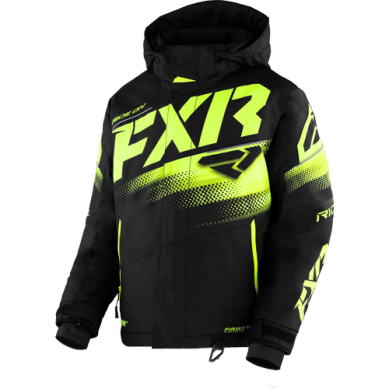 FXR Youth Boost Jacket, Black/HiVis